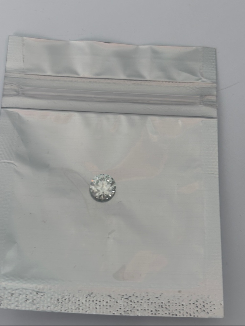 Moissanite Round Clear Gemstone - Brilliant Cut